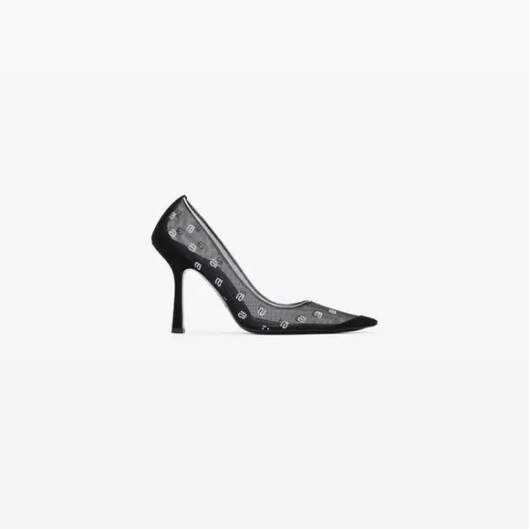 Alexander Wang DELPHINE 105 PUMP IN MESH/CRYSTAL - Picture 4 of 11